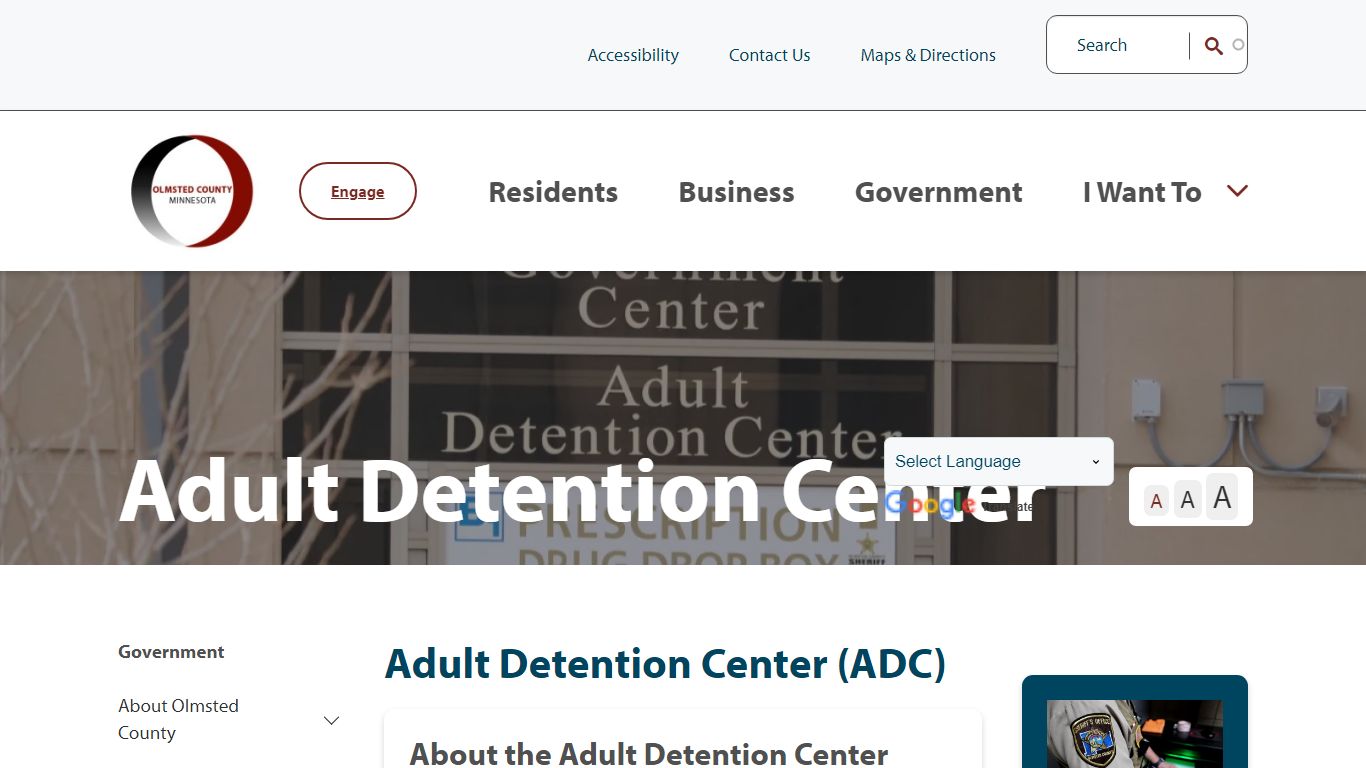 Adult Detention Center (ADC) | Olmsted County, MN