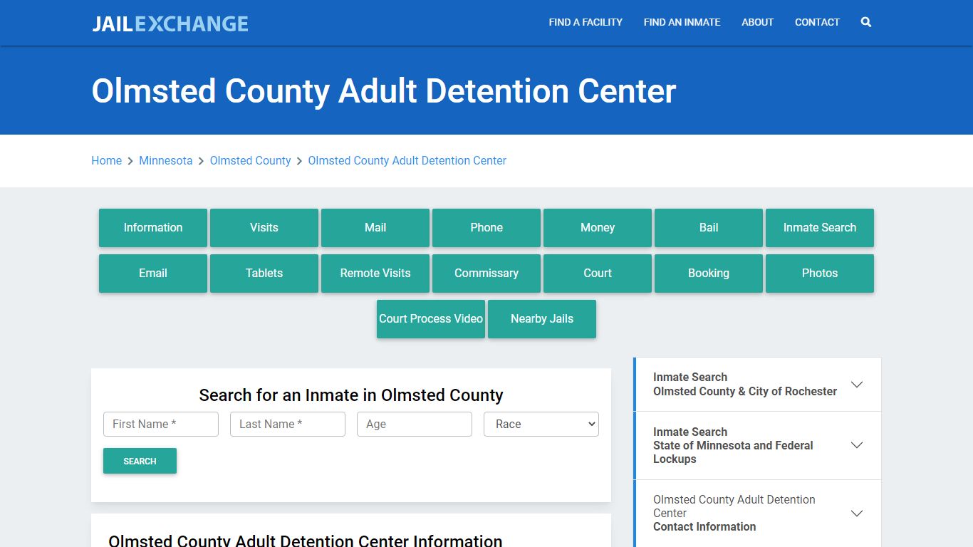 Olmsted County Adult Detention Center - Jail Exchange